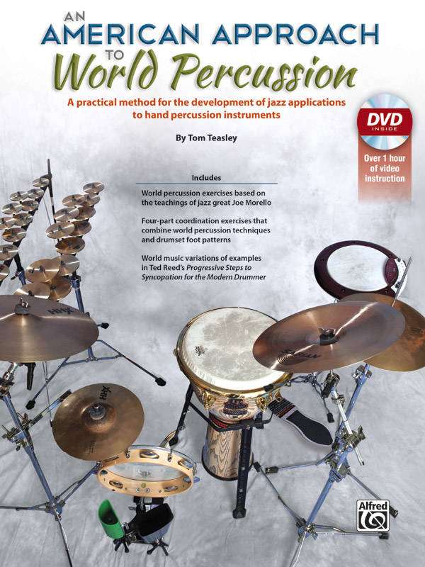 An American Approach to World Percussion - Teasley - Book/DVD