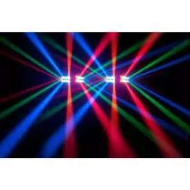 Crazy Pocket 8 Dual 4 Beam Moving Head, 8 Zone FX RGBA LEDs