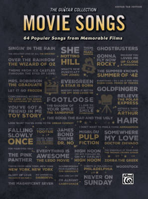 The Guitar Collection: Movie Songs - Guitar TAB - Book