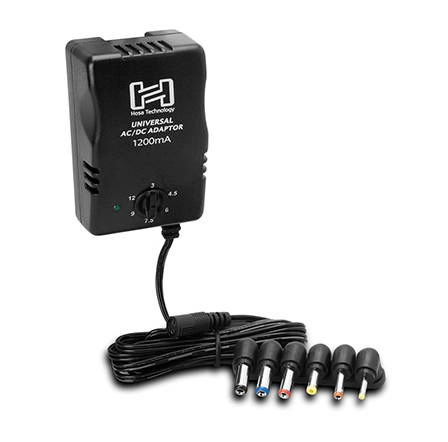 Universal Power Adaptor, up to 12VDC / 1200mA