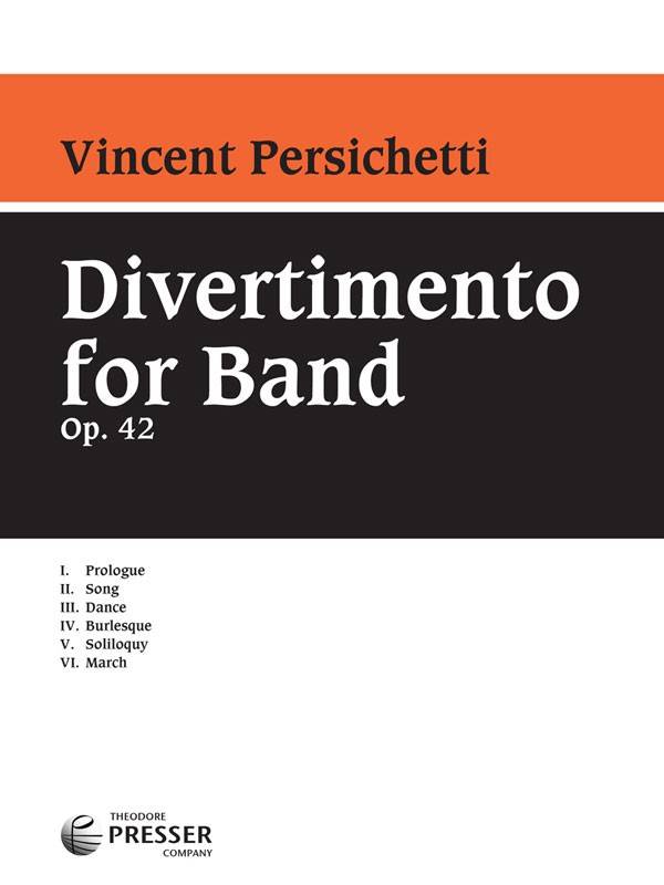 Divertimento for Band, Opus 42 - Persichetti - Concert Band - Gr. 5
