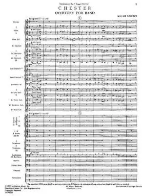 Chester: Overture for Band - Billings/Schuman - Concert Band