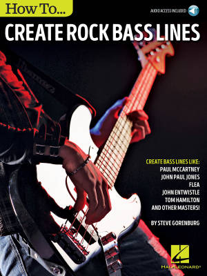 How to Create Rock Bass Lines - Gorenberg - Book/Audio Online