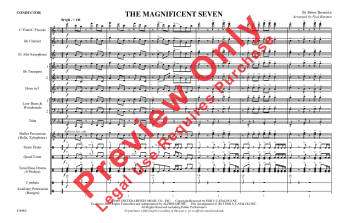 The Magnificent Seven - Bernstein/Baratta - Marching Band - Gr. 3