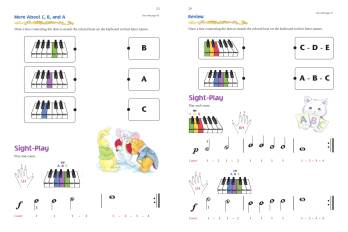 Music for Little Mozarts: Notespeller & Sight-Play Book 1 - Barden /Kowalchyk /Lancaster - Early Elementary Piano - Book
