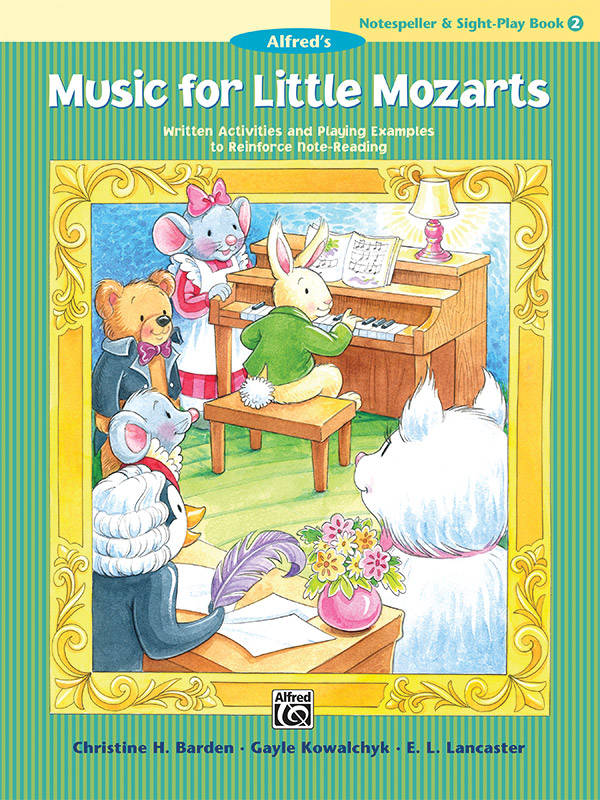 Music for Little Mozarts: Notespeller & Sight-Play Book 2 - Barden /Kowalchyk /Lancaster - Early Elementary Piano - Book