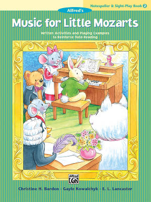 Alfred Publishing - Music for Little Mozarts: Notespeller & Sight-Play Book 2 - Barden /Kowalchyk /Lancaster - Early Elementary Piano - Book
