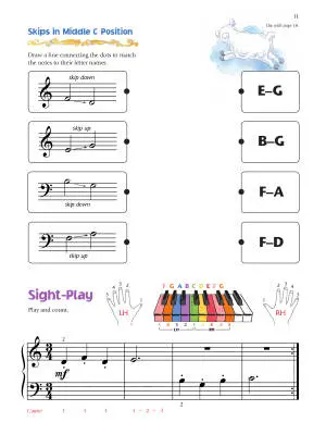 Music for Little Mozarts: Notespeller & Sight-Play Book 3 - Barden /Kowalchyk /Lancaster - Early Elementary Piano - Book