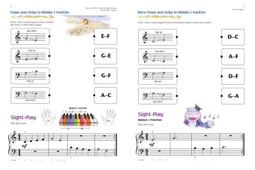 Music for Little Mozarts: Notespeller & Sight-Play Book 3 - Barden /Kowalchyk /Lancaster - Early Elementary Piano - Book