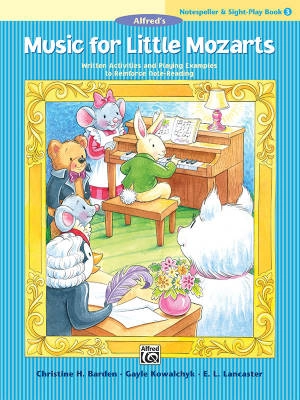 Alfred Publishing - Music for Little Mozarts: Notespeller & Sight-Play Book 3 - Barden /Kowalchyk /Lancaster - Early Elementary Piano - Book