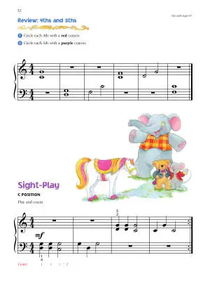 Music for Little Mozarts: Notespeller & Sight-Play Book 3 - Barden /Kowalchyk /Lancaster - Early Elementary Piano - Book