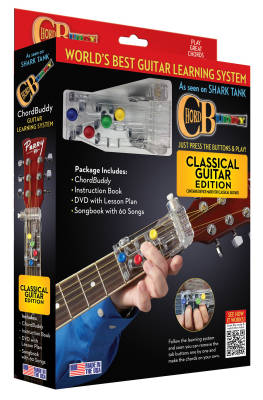 ChordBuddy Classical Guitar Learning Boxed System - Books/DVD/Device