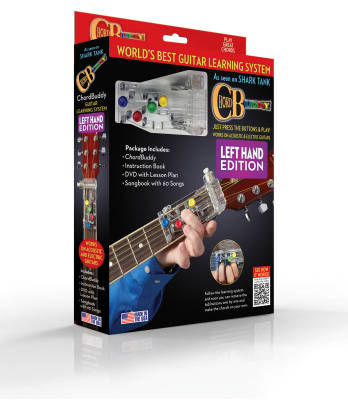 ChordBuddy Left-Handed Guitar Learning Boxed System - Books/DVD/Device