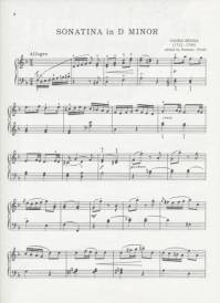 Sonatina In D Minor - Benda/Parsons-Poole - Piano - Sheet Music