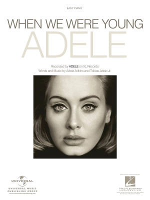 Hal Leonard - When We Were Young - Adele - Easy Piano