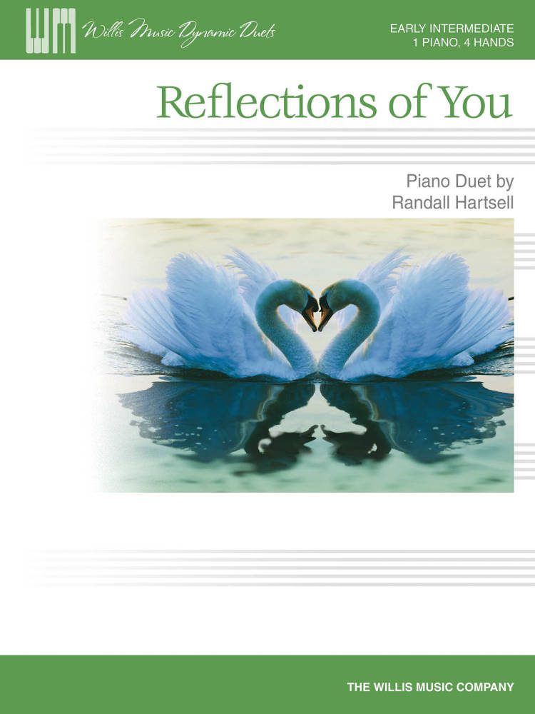 Reflections of You - Hartsell - Early Intermediate Piano Duet (1 Piano, 4 Hands)