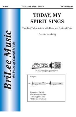BriLee Music Publishing - Today, My Spirit Sings - Perry/Perry - 2pt