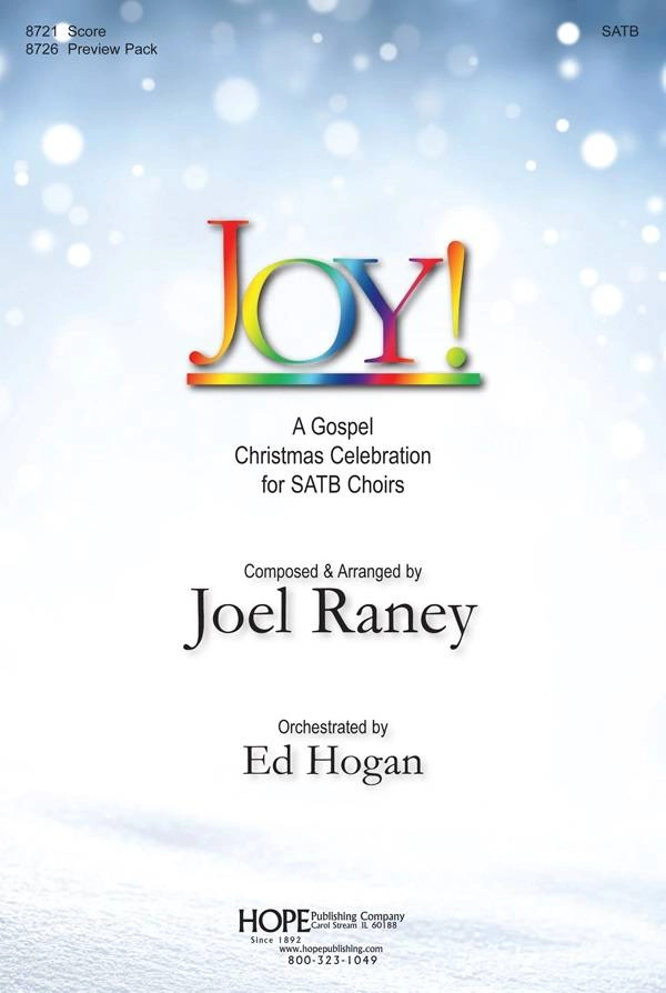 Joy! A Gospel Christmas Celebration for SATB Choirs - Raney - SATB