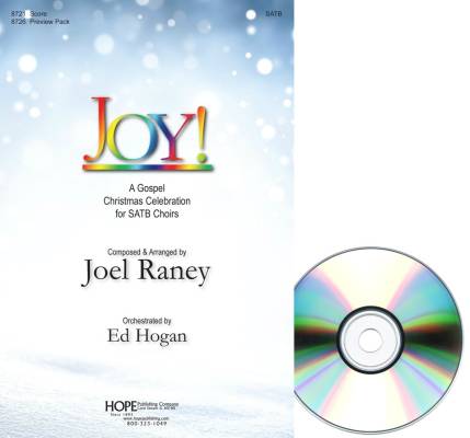 Hope Publishing Co - Joy! A Gospel Christmas Celebration for SATB Choirs - Raney - Preview Pak