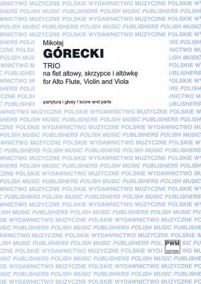 Trio for alto flute, violin and viola - Gorecki - Score/Parts