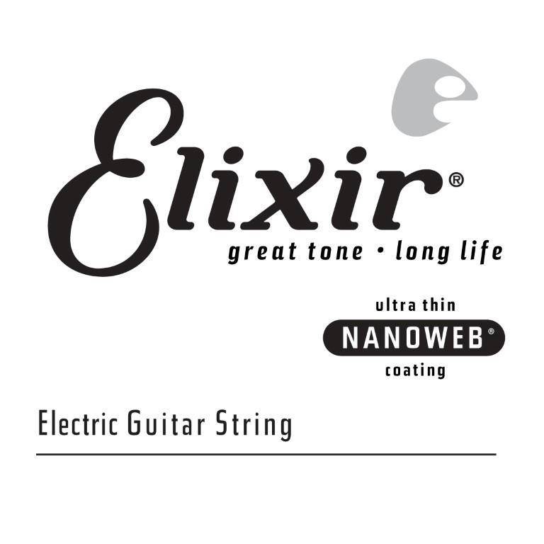 Electric Guitar Single String with NANOWEB Coating, .038