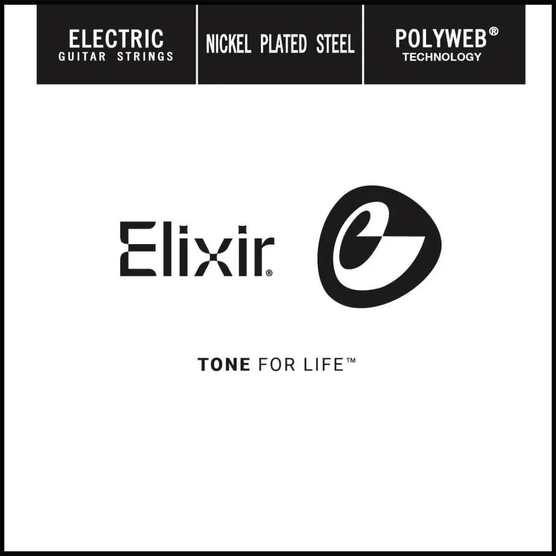 Electric Guitar Single String with POLYWEB Coating, .028