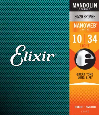 Mandolin Strings with NANOWEB Coating, Light