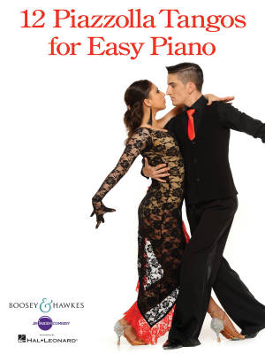 12 Piazzolla Tangos for Easy Piano - Piano - Book