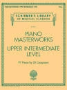 G. Schirmer Inc. - Piano Masterworks: Upper Intermediate Level - Piano - Book