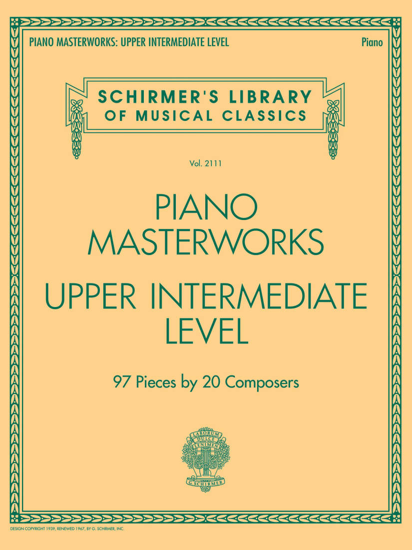 Piano Masterworks: Upper Intermediate Level - Piano - Book