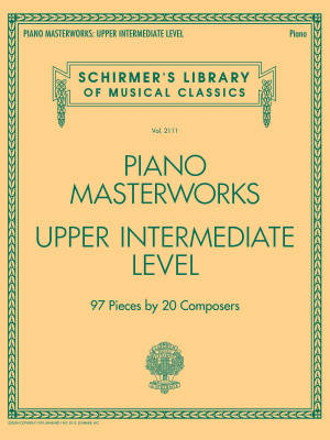 G. Schirmer Inc. - Piano Masterworks: Upper Intermediate Level - Piano - Book
