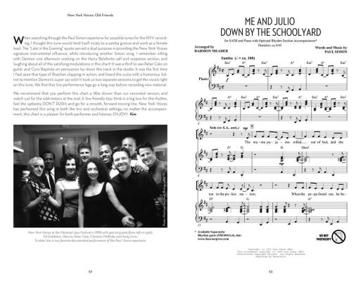 New York Voices: Old Friends (Collection) - SATB