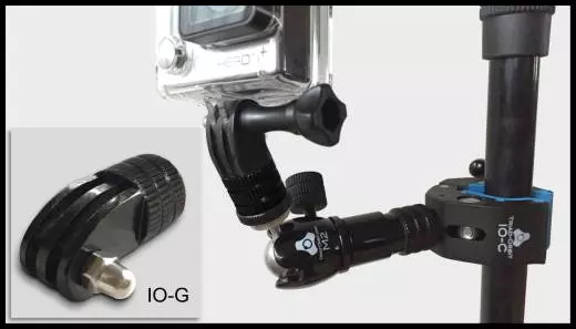 IO GoPro Quick-Change Coupler Head, Brass