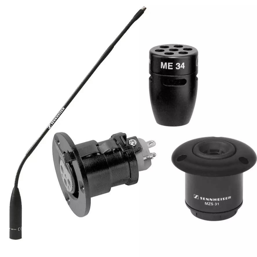 Podium Microphone Kit (Cardioid), w/ ME34, MZT30 & MZS31