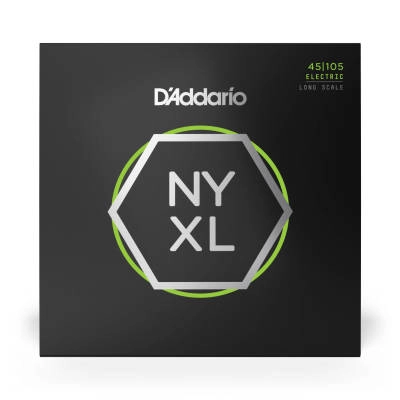 NYXL Bass String Set, Long Scale, Light Top / Med Bottom, 45-105