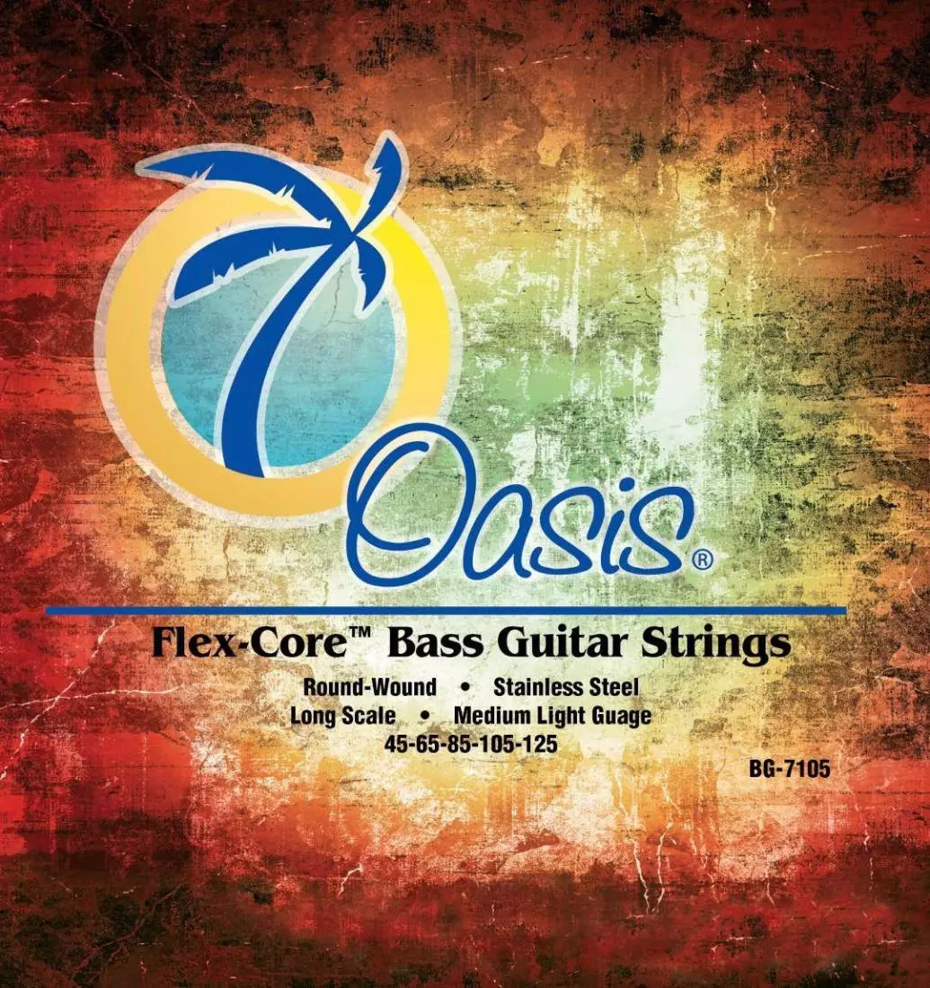 Flex Core Stainless Steel 5-String Bass Guitiar String Set
