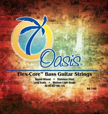 Flex Core Stainless Steel 5-String Bass Guitiar String Set