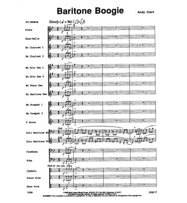 Baritone Boogie - Clark - Concert Band - Gr. 2