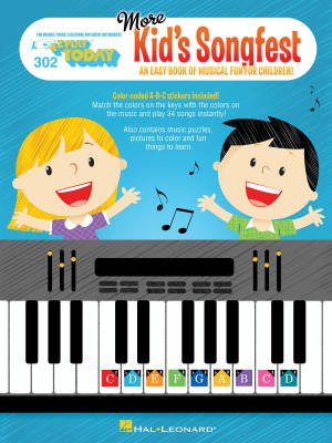 More Kid\'s Songfest: E-Z Play Today Volume 302 - Keyboard - Book