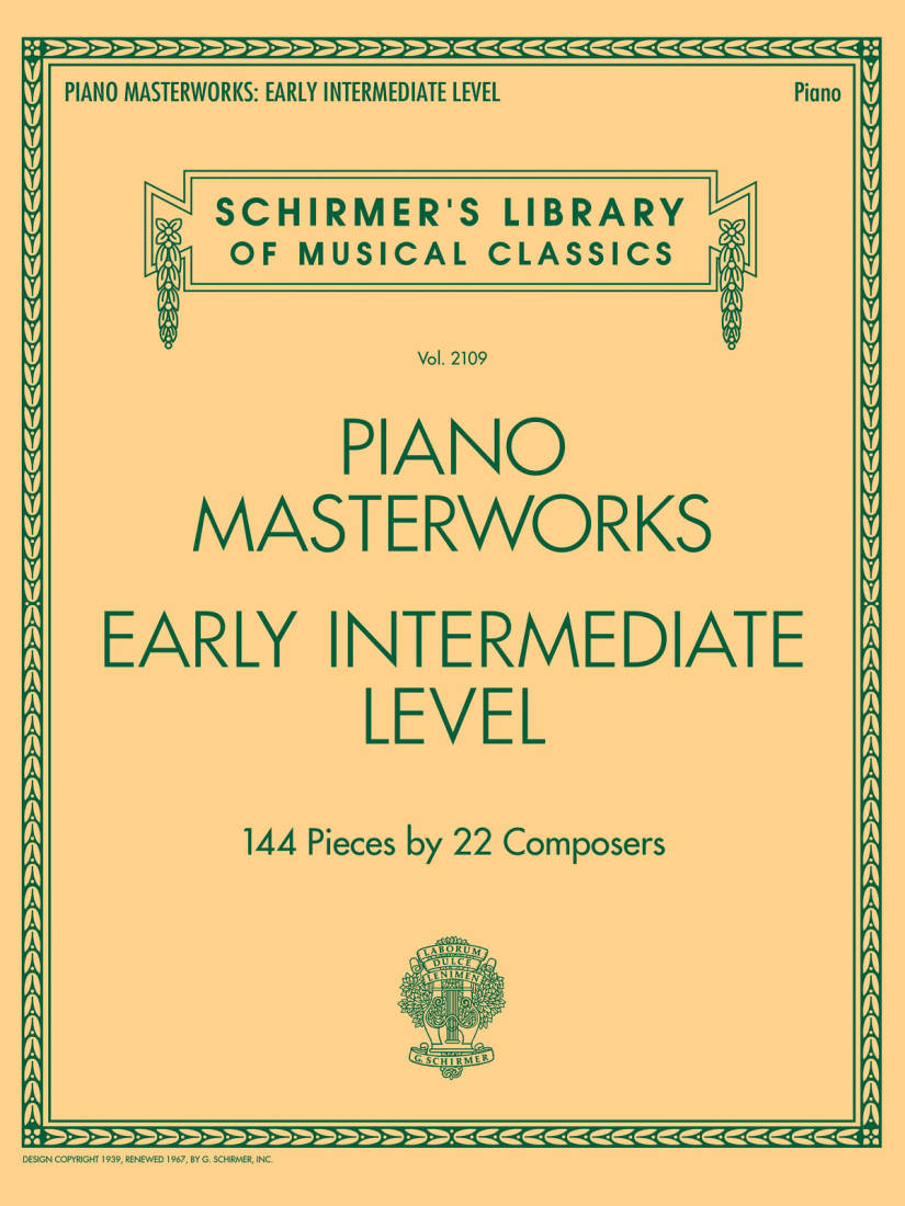 Piano Masterworks: Early Intermediate Level - Piano - Book