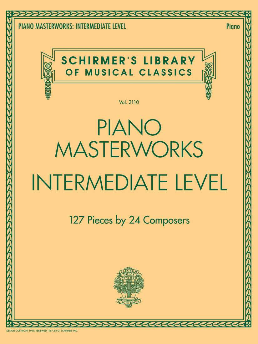 Piano Masterworks: Intermediate Level - Piano - Book