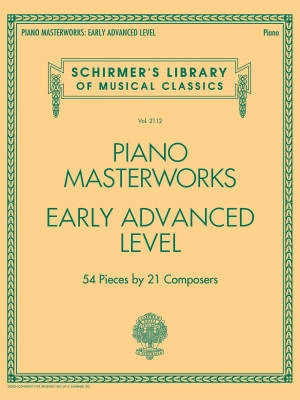 Hal Leonard - Piano Masterworks: Early Advanced Level - Piano - Book