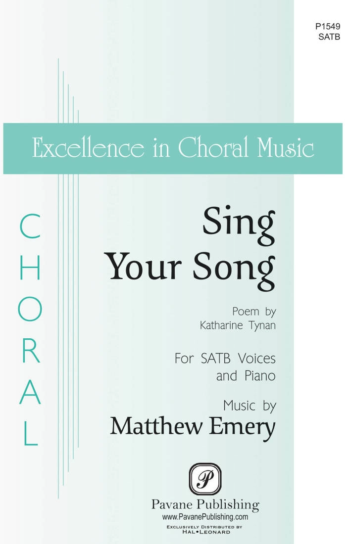 Sing Your Song - Tynan/Emery - SATB