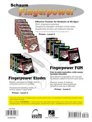 Fingerpower: Level Three - Schaum - Early Intermediate Piano - Book/Audio Online