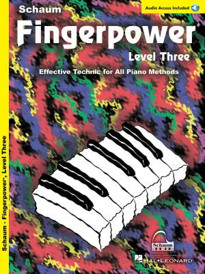 Schaum Publications - Fingerpower: Level Three - Schaum - Early Intermediate Piano - Book/Audio Online