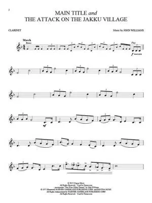 Star Wars: The Force Awakens - Clarinet - Book/Audio Online