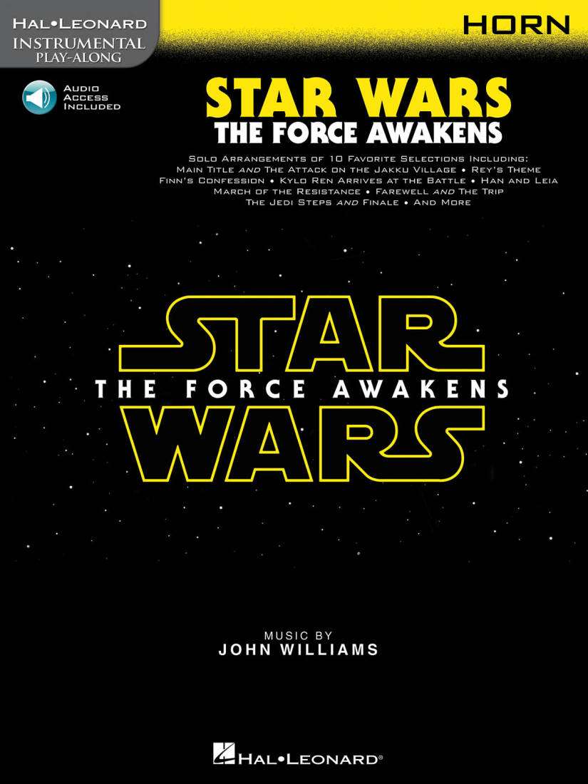 Star Wars: The Force Awakens - Horn - Book/Audio Online