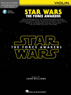 Hal Leonard - Star Wars: The Force Awakens - Violin - Book/Audio Online