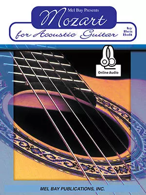 Mozart for Acoustic Guitar - Mozart/Bolt - Book/Audio Online
