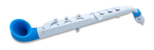 jSax Plastic Starter Saxophone - White/Blue